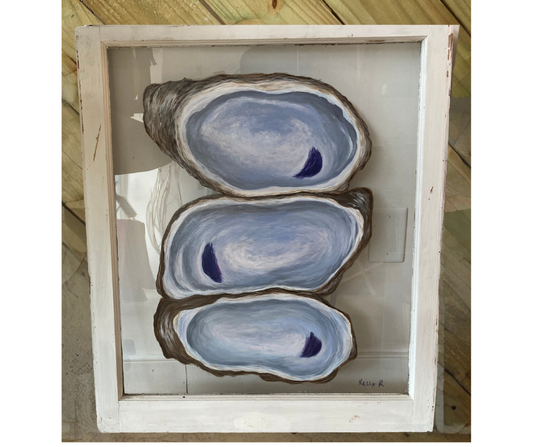 Reclaimed Window - Chesapeake Bay Oyster Pane