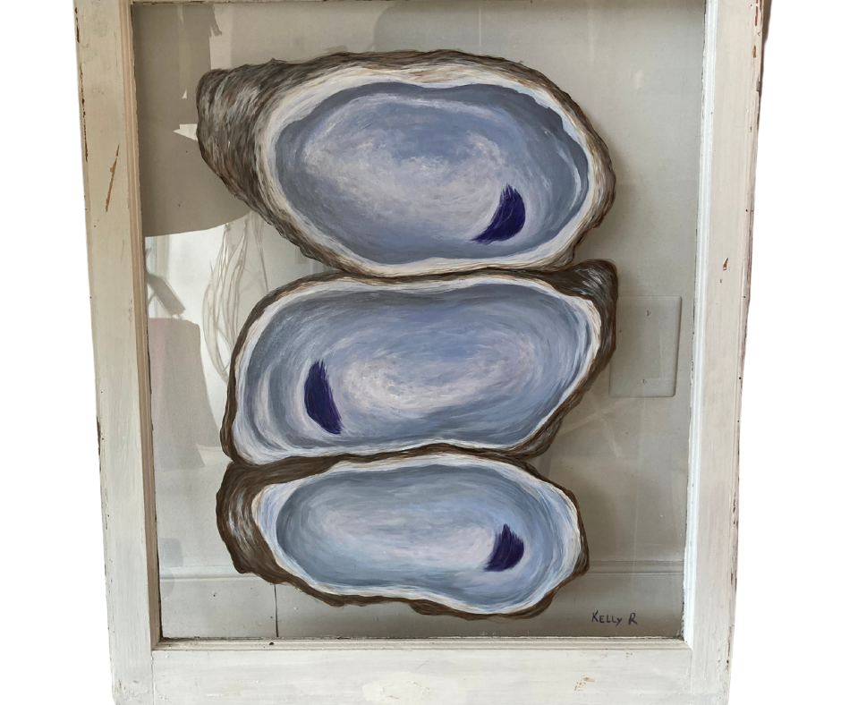 Reclaimed Window - Chesapeake Bay Oyster Pane